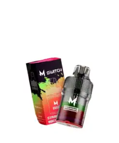 m switch 15000 puffs กลิ่นสตรอว์เบอร์รี่หวานฉ่ำ ผสานแตงโมสดชื่น
